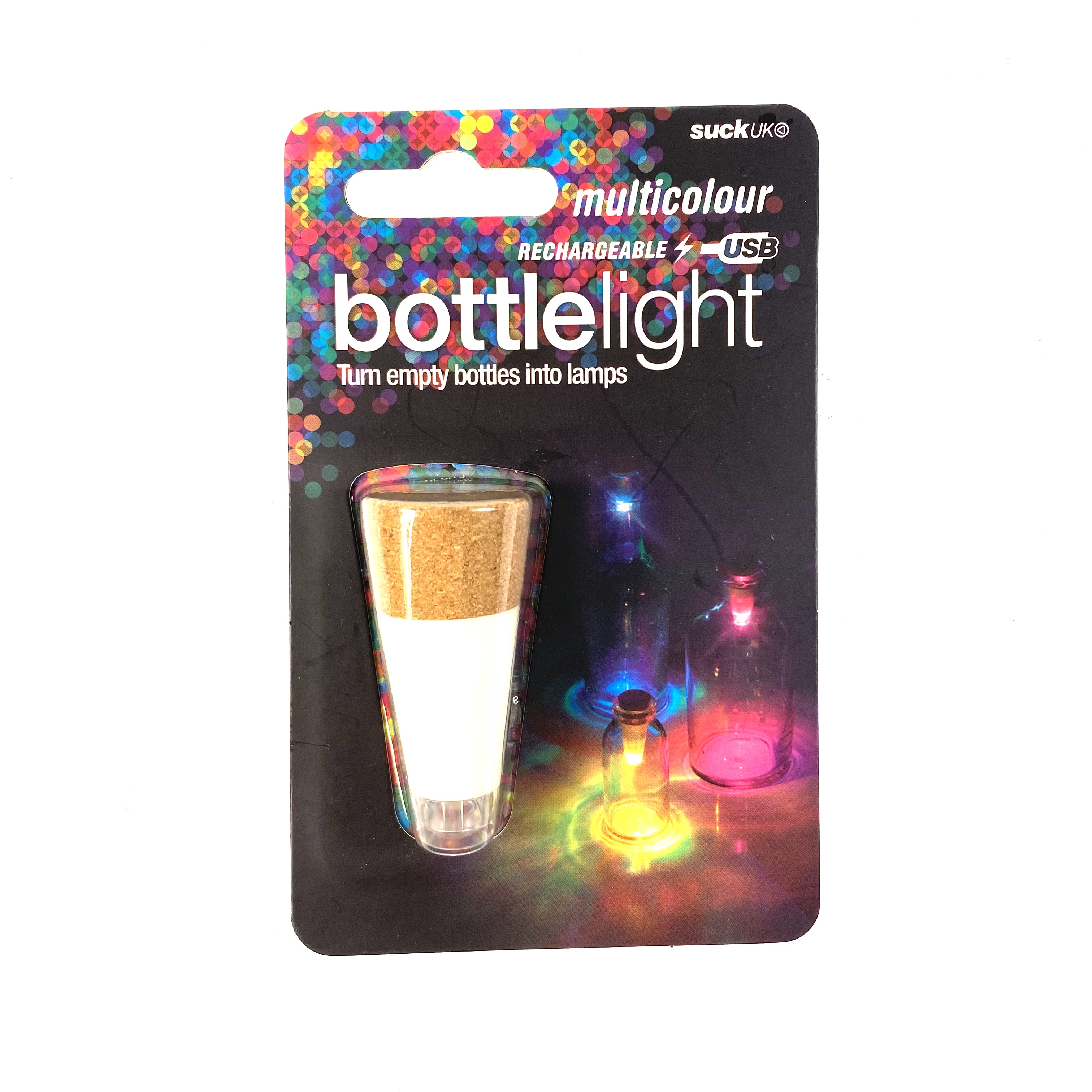 Flaschenlicht / ohne Batterie - multicolour