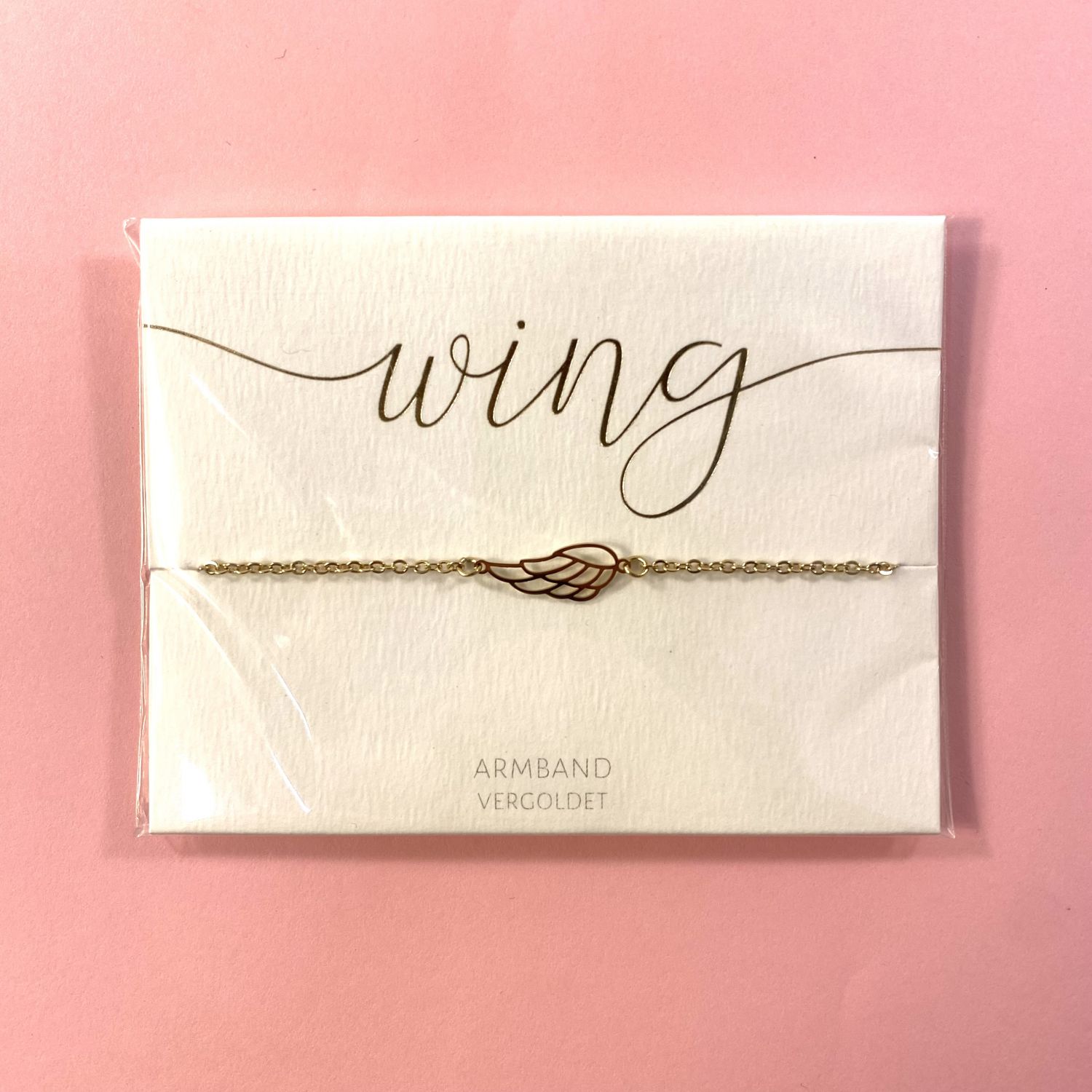 Armband "Wing" / 14 Karat vergoldet