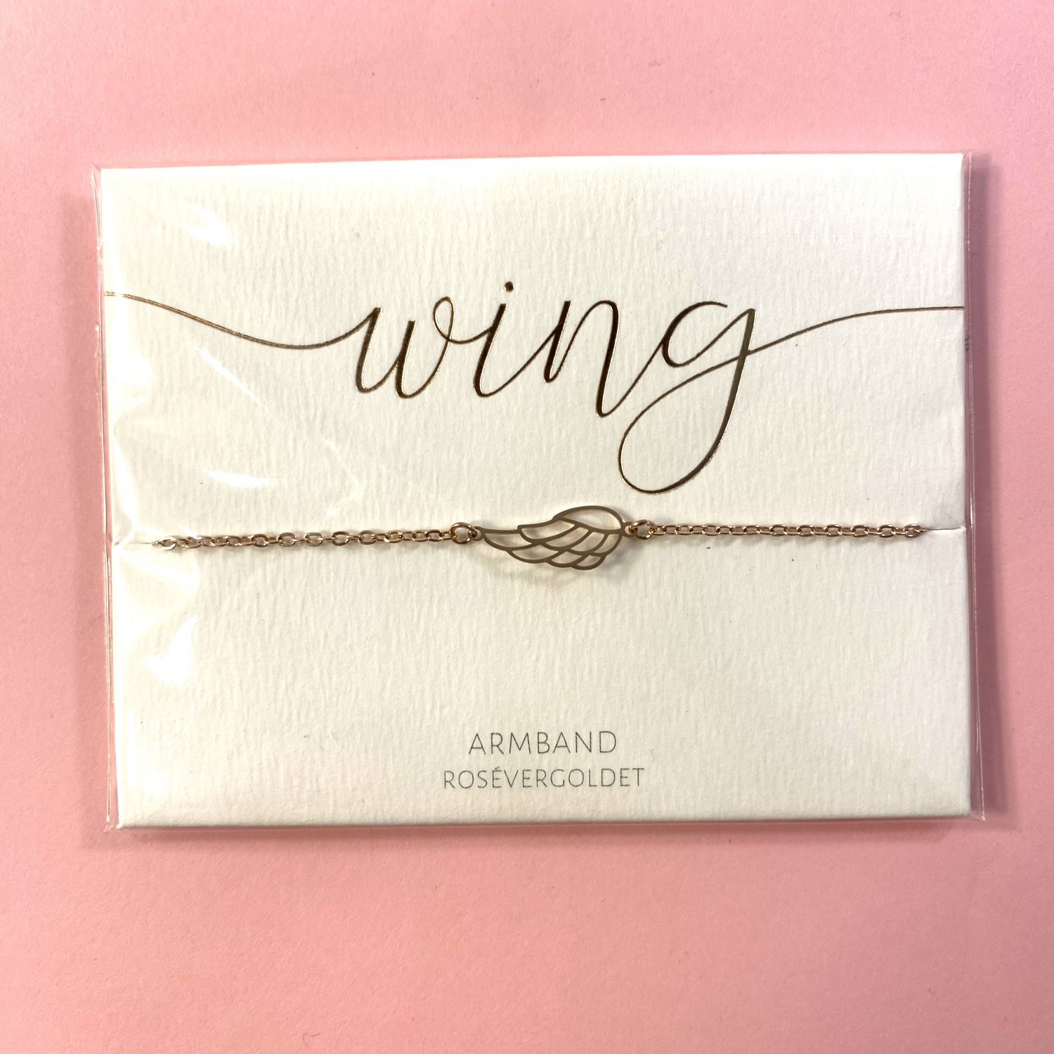 Armband "Wing" / Rosévergoldet
